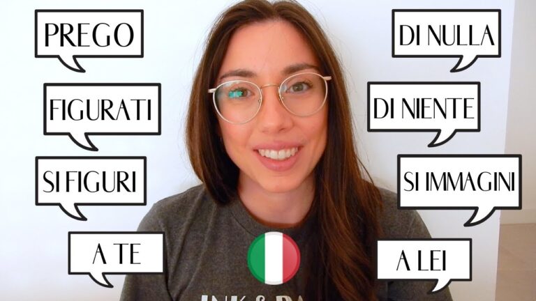 Come Rispondere a 'Prego' in Italiano