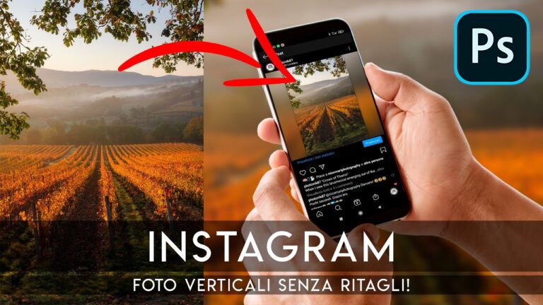 Guida per inserire una foto verticale completa su Instagram